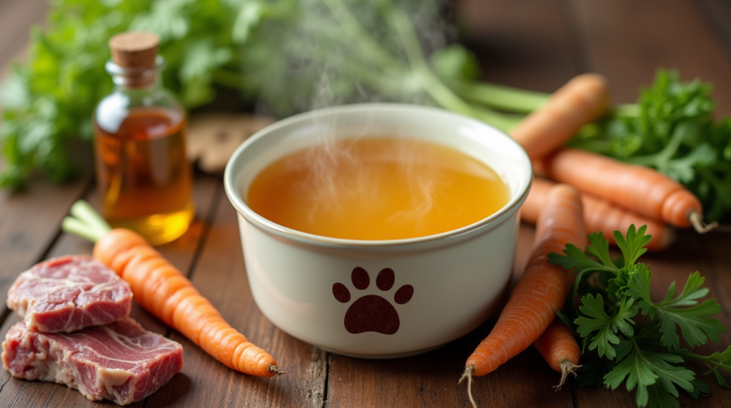 Bon broth soupe for dog